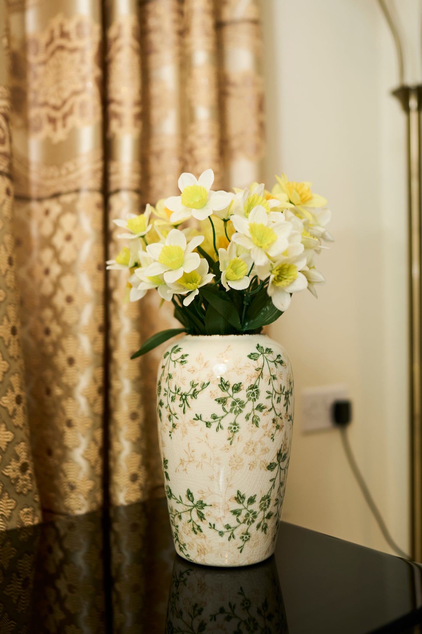 Glazed Ceramic Flower Vase