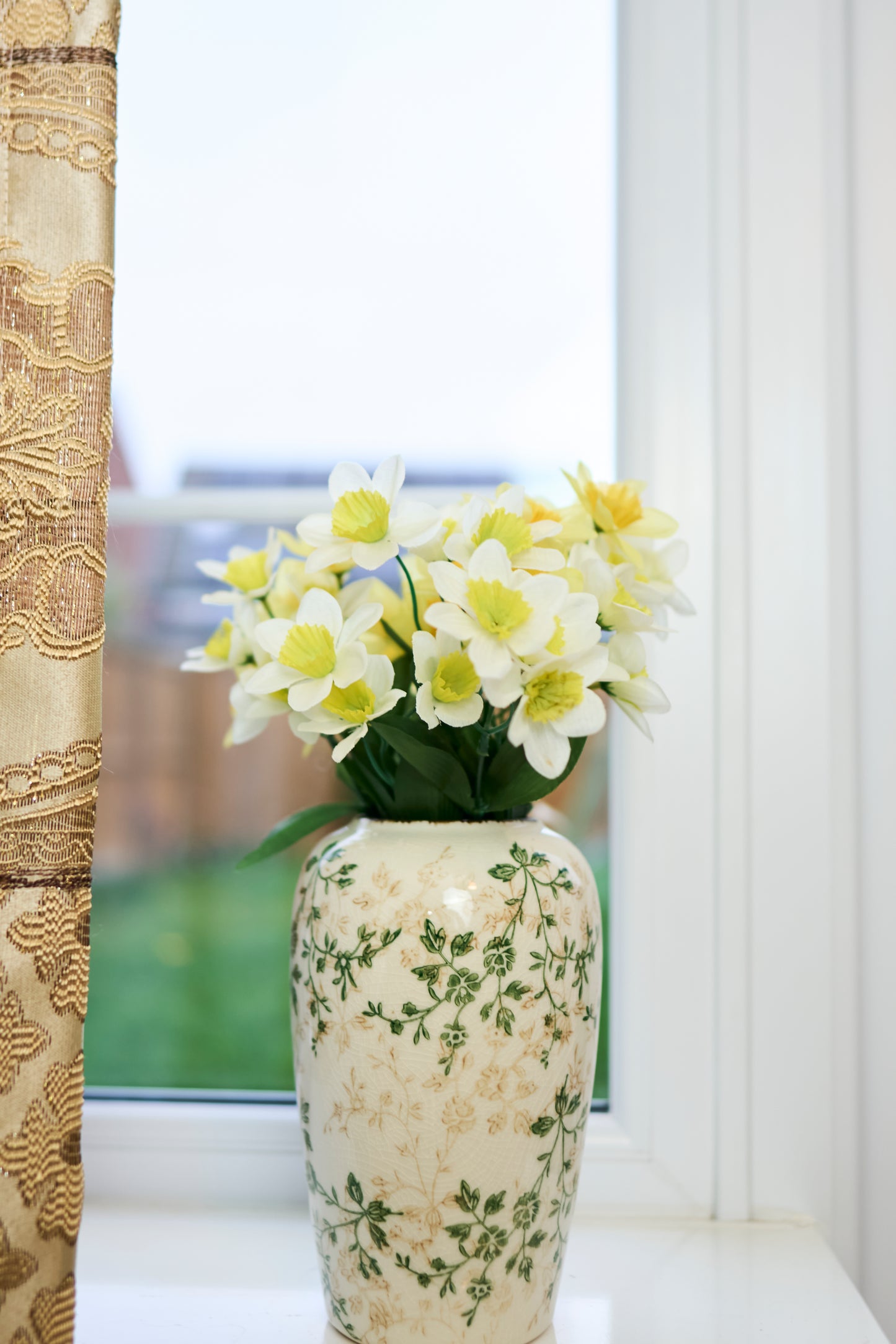 Glazed Ceramic Flower Vase